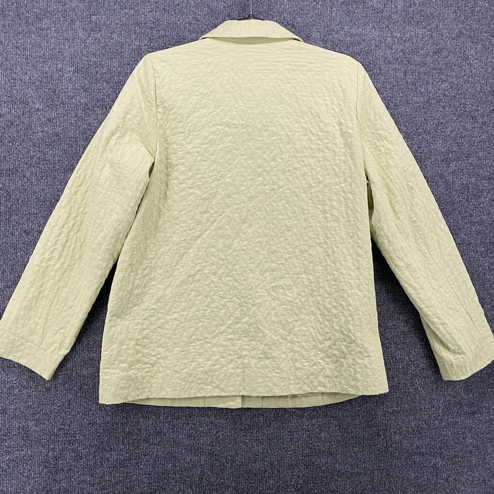 Eileen Fisher Jacket Womens PM‎ Petite Green Quilted Button Up Outdoor Barn Farm - Picture 4 of 11